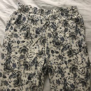 Floral joggers